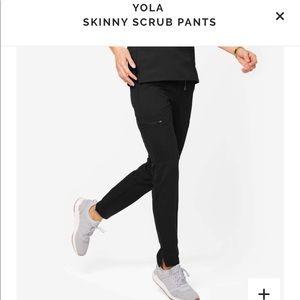 Figs Yola Scrub Pants - Black